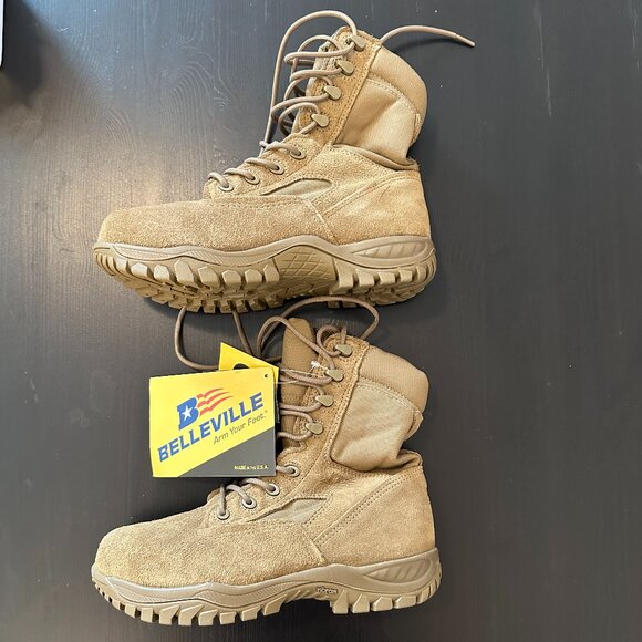 Belleville C312ST Coyote Hot Weather Steel Toe Tactical Boots – Men’s 7R - Picture 4 of 8